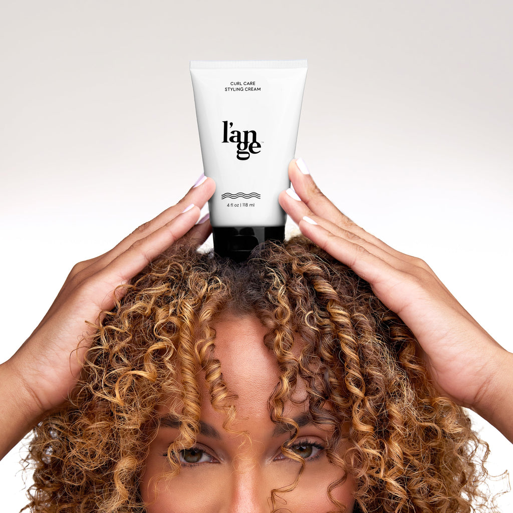 Model with Curl Care Styling Cream 