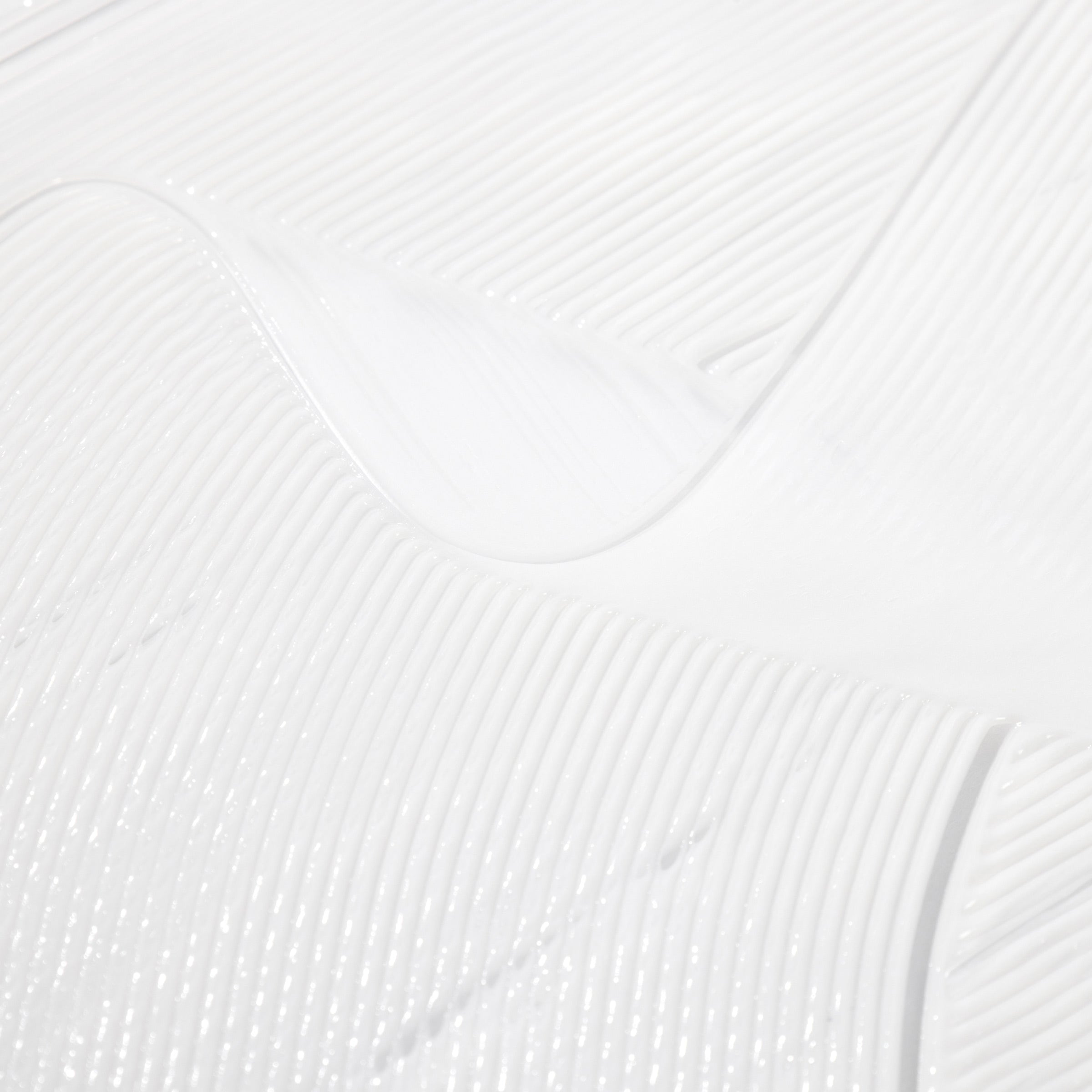 A close up of a sample of the Beyond cream where the texture and consistency is visually shown.