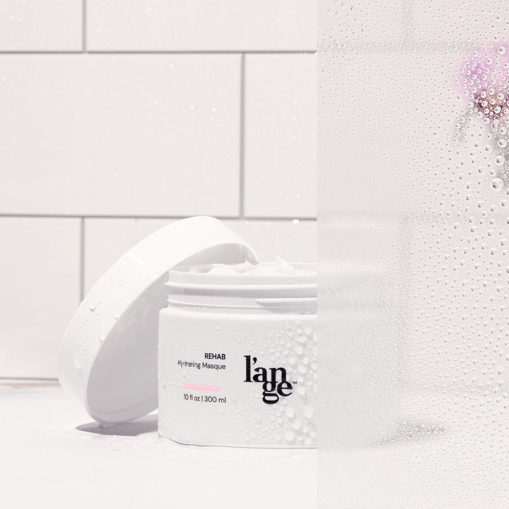 Bottle of Rehab in the shower.