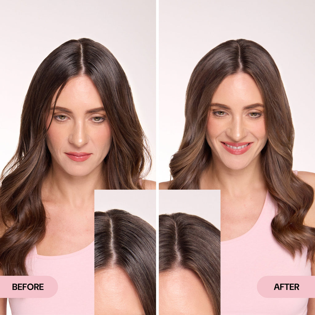 Before & after image for Style Revival Dry Shampoo.